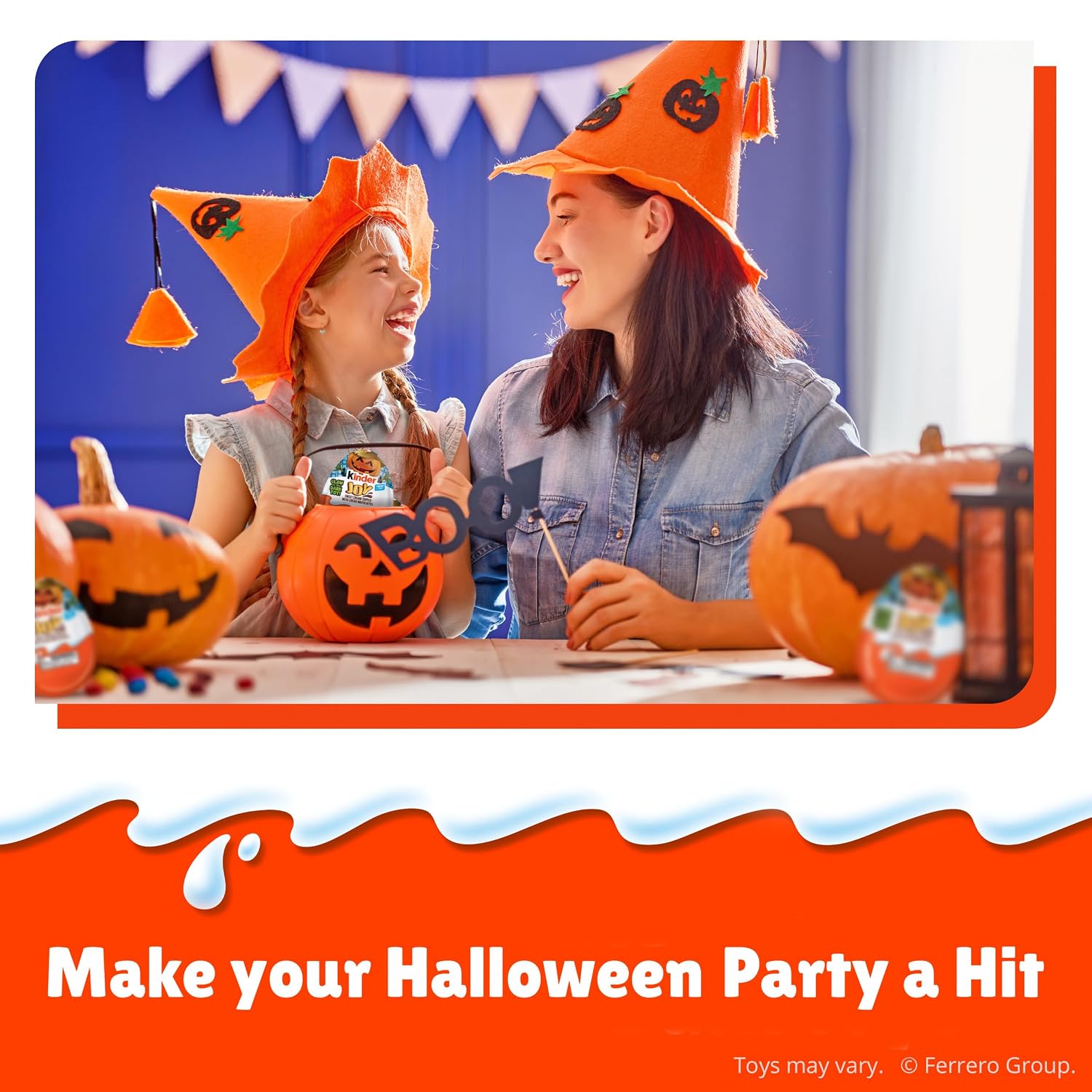 Detalle de Kinder Joy Halloween Eggs, 12 Count, Treat and Glow-in-the-Dark Toys