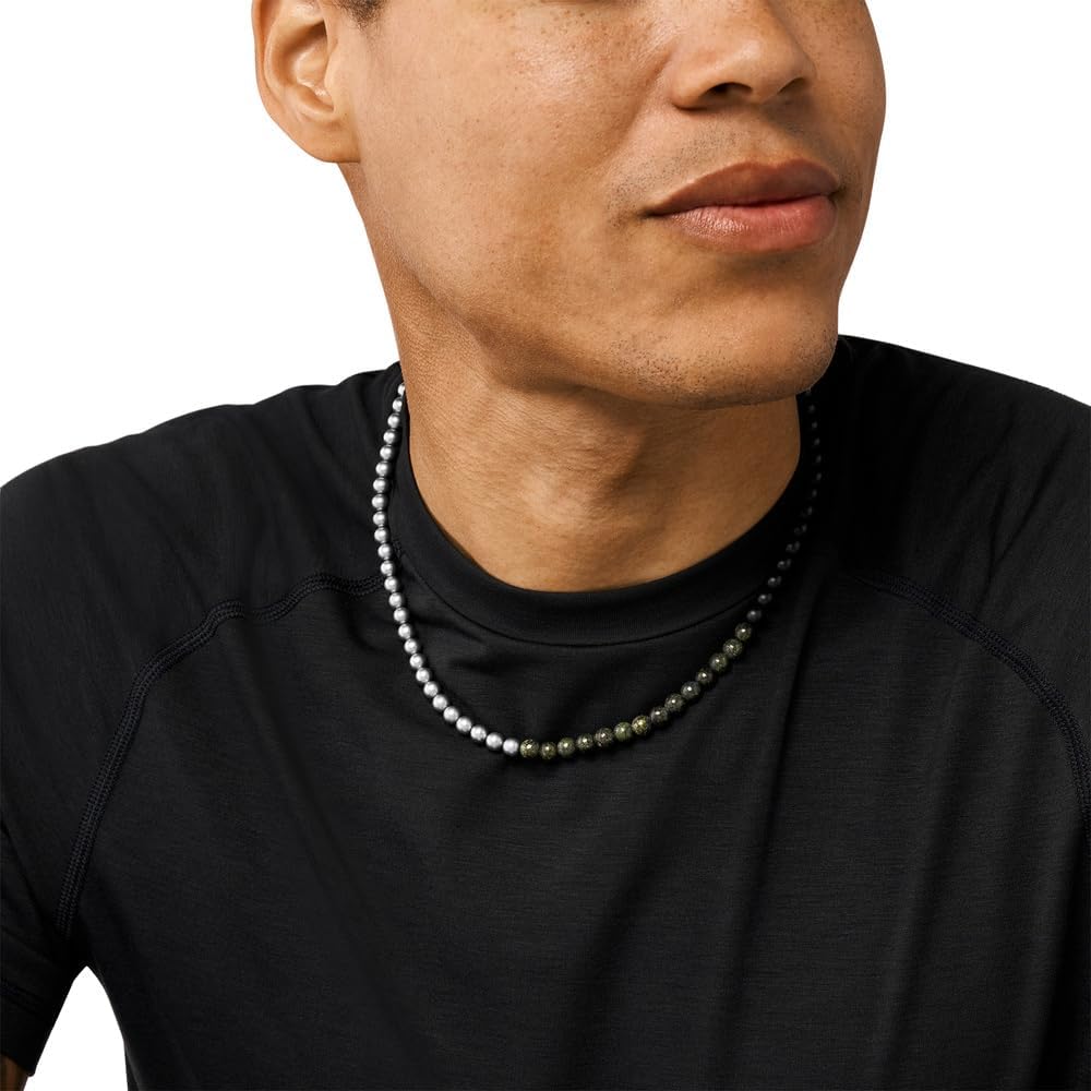 Thumbnail 1 de Armani Exchange Collana da uomo in acciaio inossidabile con chiusura a moschettone