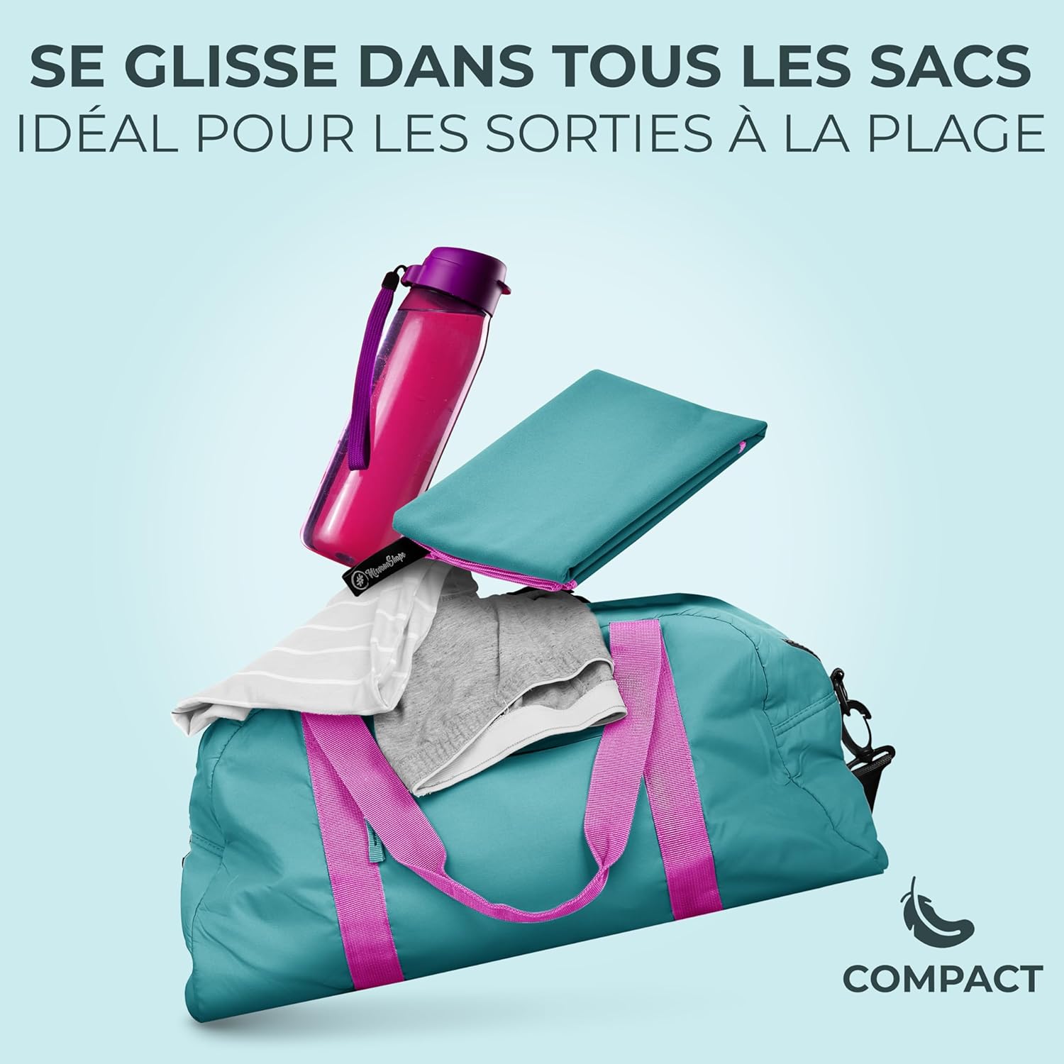 Thumbnail 5 de NirvanaShape Serviette Microfibre — Séchage rapide et poids plume pour le sport et le voyage