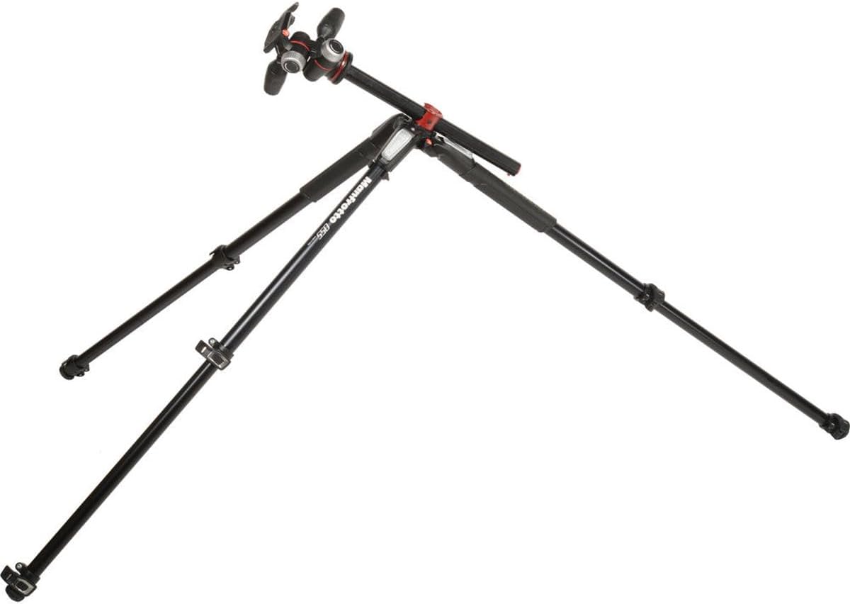 Thumbnail 3 de Manfrotto 055XPRO 3-Section Tripod Kit with 3-Way Pan Tilt Head (Aluminium)