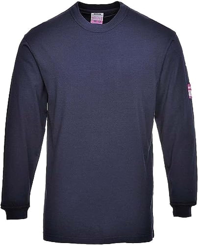 Thumbnail 5 de Portwest T-shirt manches longues flamme résistant et antistatique noir FR11BKRL (taille L)