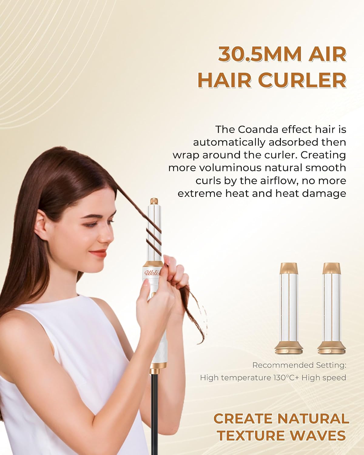Detalle de UKLISS Secador 6 en 1 hair styler