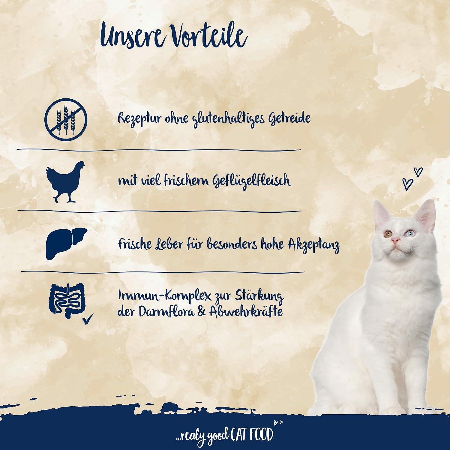 Detalle de Sanabelle Adult mit Geflügel Katzentrockenfutter 4x2 kg