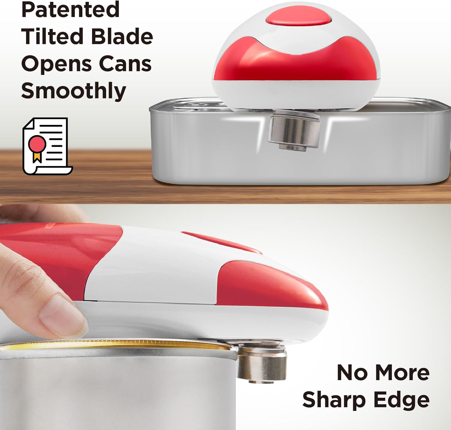 Detalle de Kitchen Mama Auto Electric Can Opener 1-count 🧂