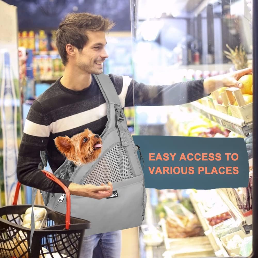 Detalle 2 de Eyein Pet Puppy Sling Carrier: Hands‑Free Travel for Small Dogs and Cats