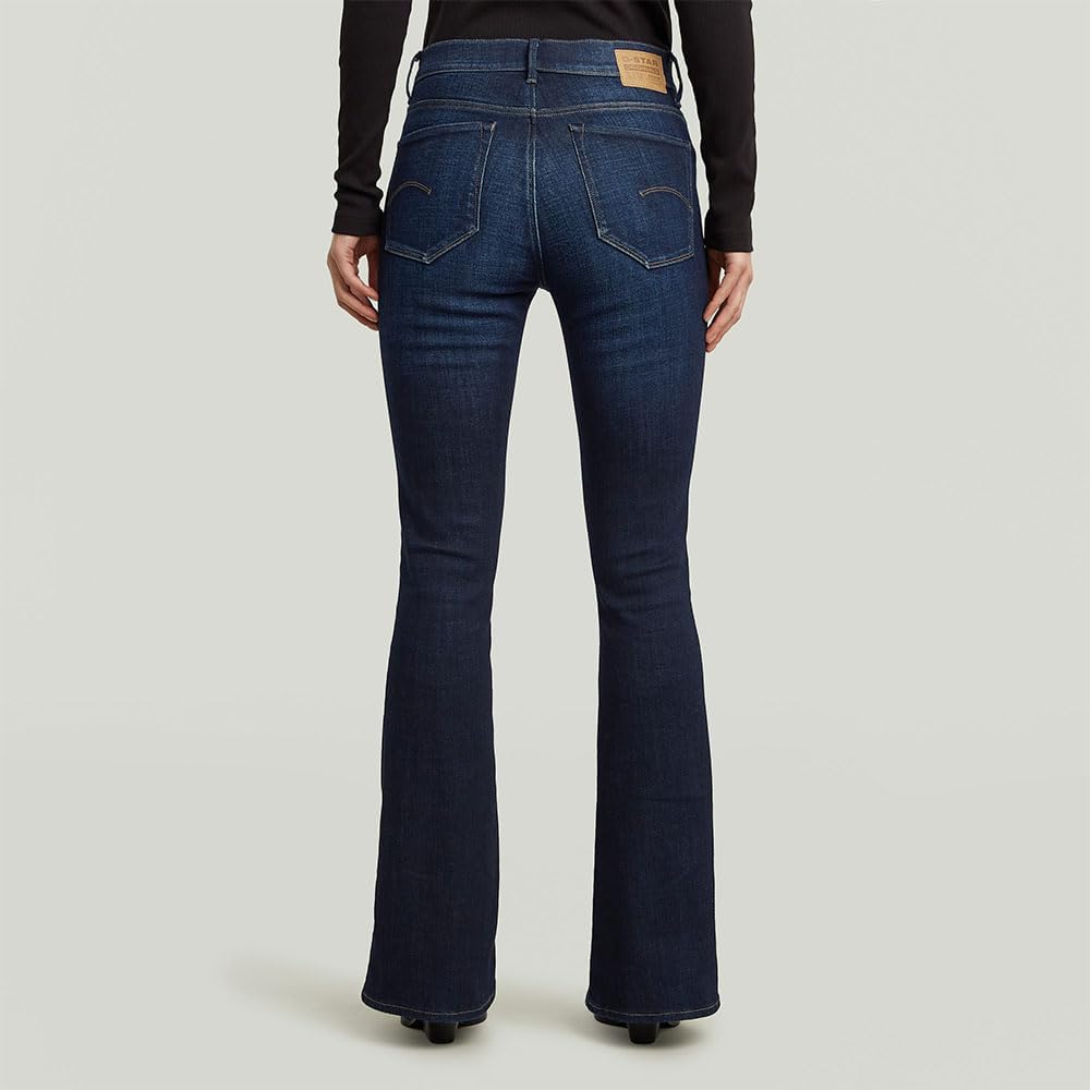 Detalle de G-STAR Donne 3301 Flare Jeans – jeans a zampa, stile urbano e comfort
