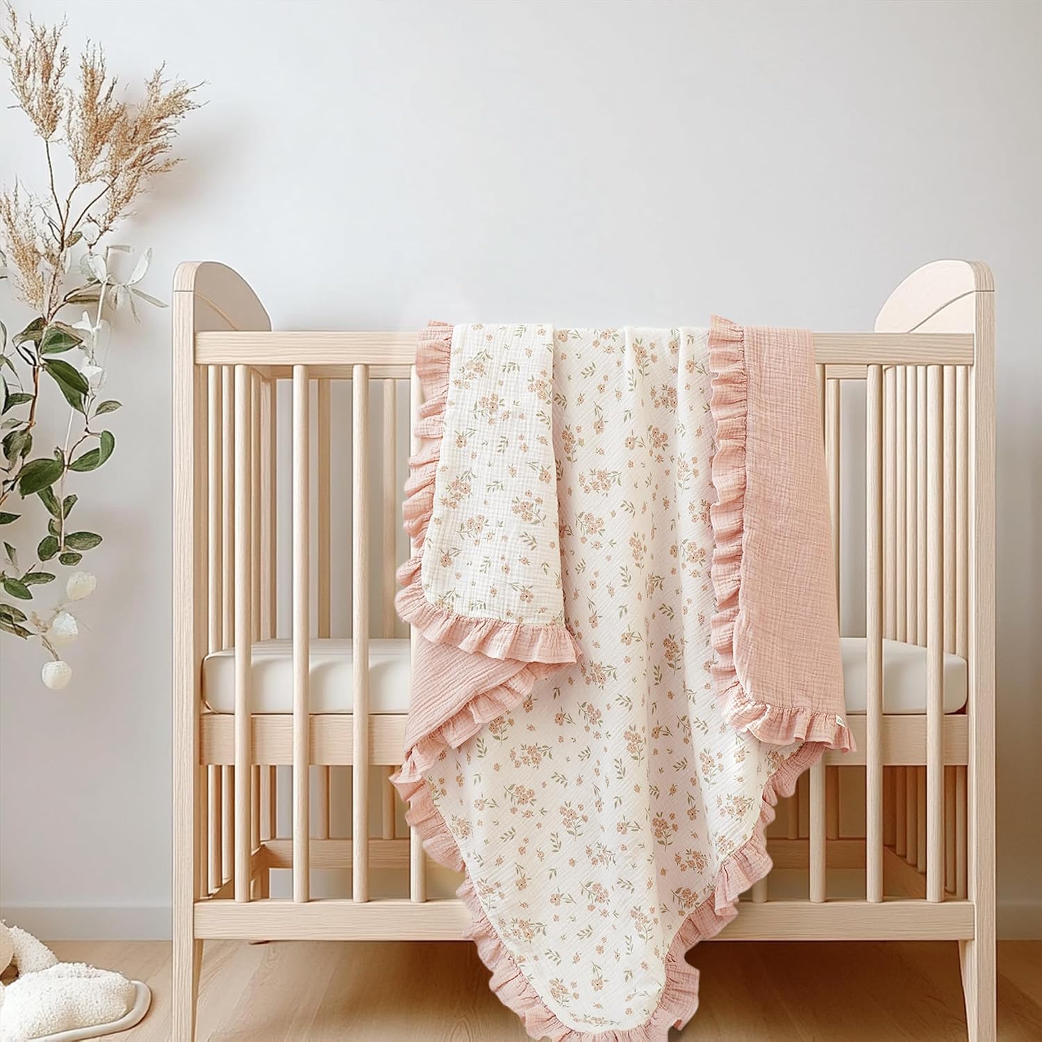 Thumbnail 6 de Konssy Muslin Baby Blanket, 43 x 39 in