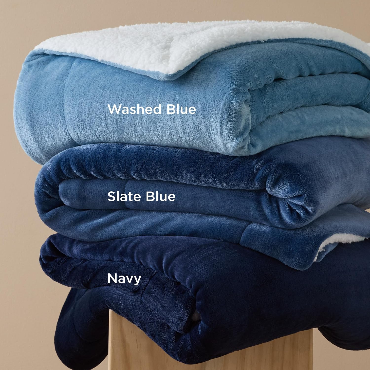Thumbnail 4 de Bedsure Sherpa Fleece Throw Blanket 150x200cm