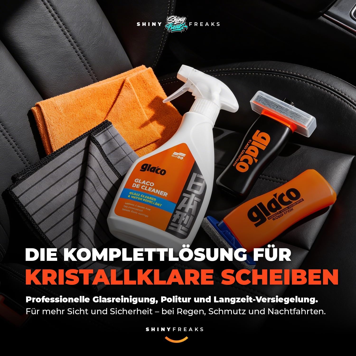 Thumbnail 6 de Soft99 Glaco DX Glasversiegelung Bundle mit Roll-On Glass Compound & Glasreiniger-Set