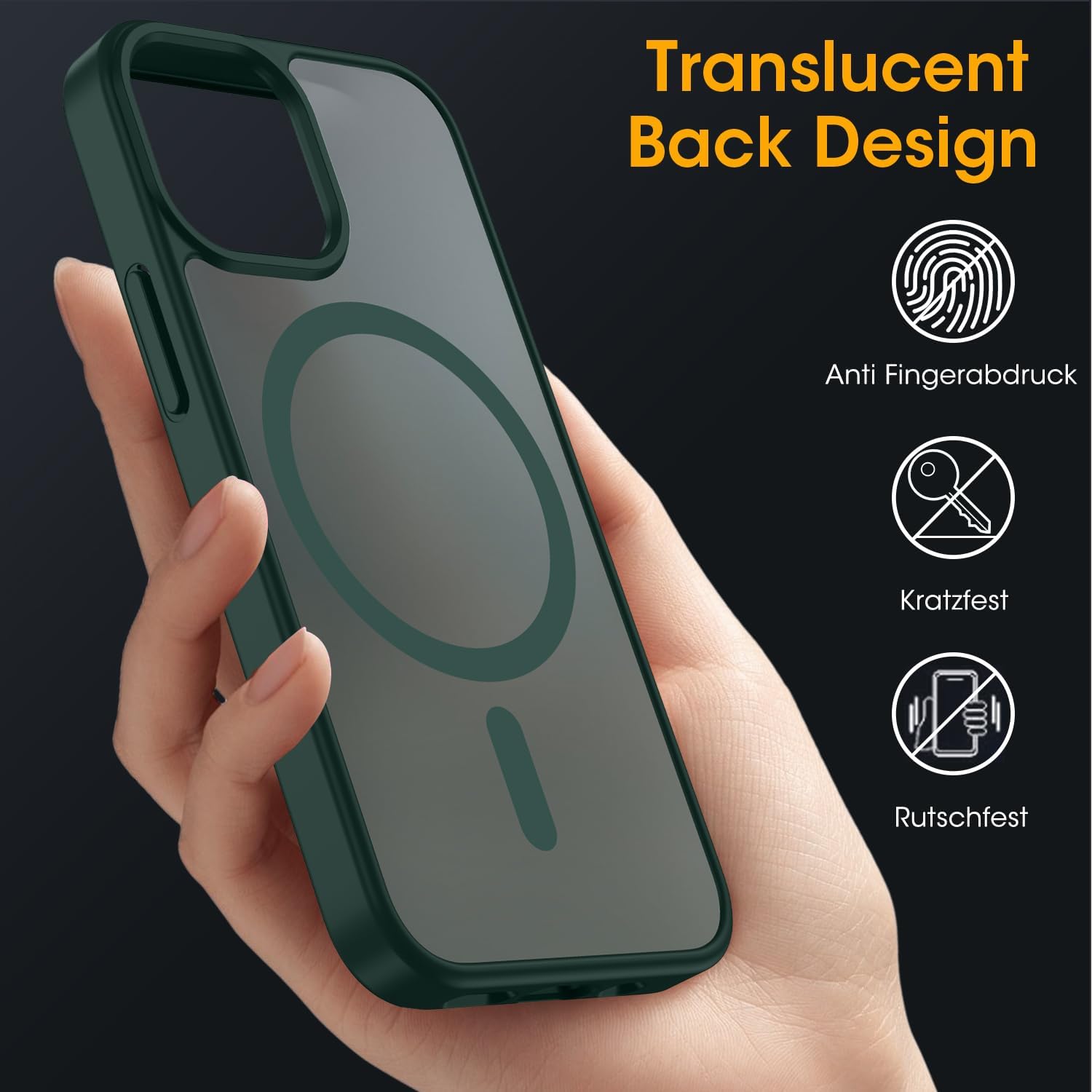 Detalle de ORDA Magnetic Case for iPhone 15 6.1-inch