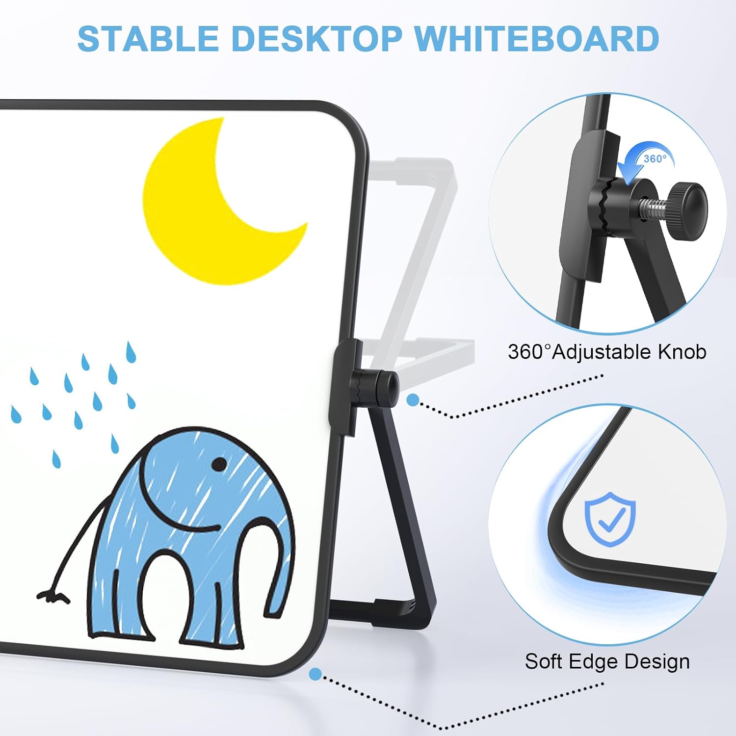 Detalle de Nicpro Dry Erase Whiteboard A3 30 x 40 cm
