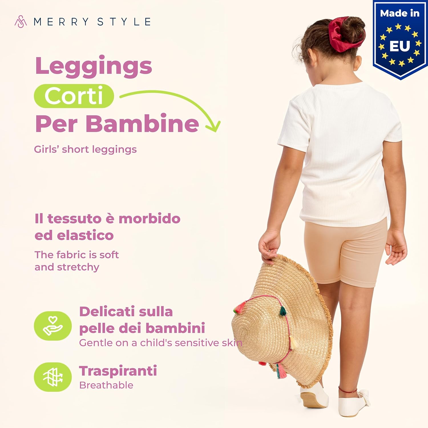 Thumbnail 1 de Merry Style Leggings Corti Bambina e Ragazza MS10-227