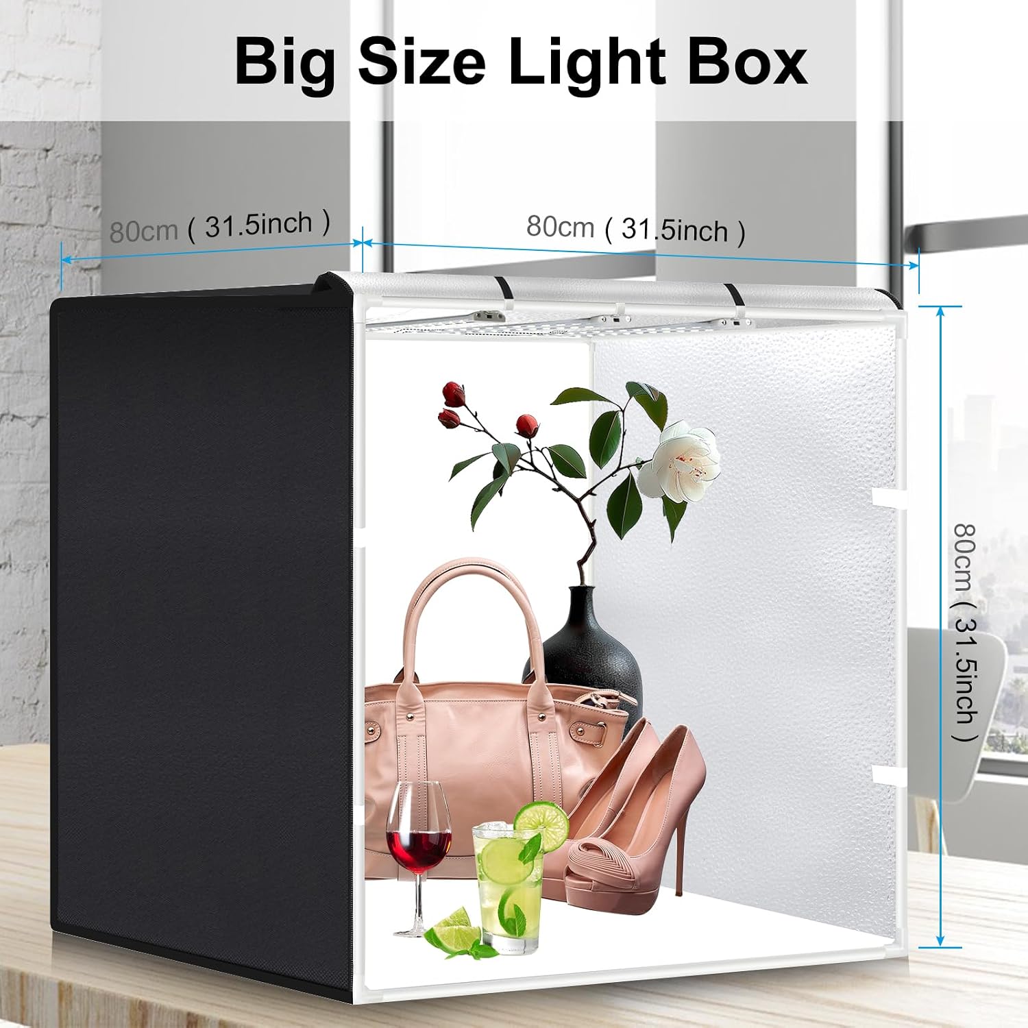 Detalle 2 de PULUZ 80cm Foldable Photo Light Box