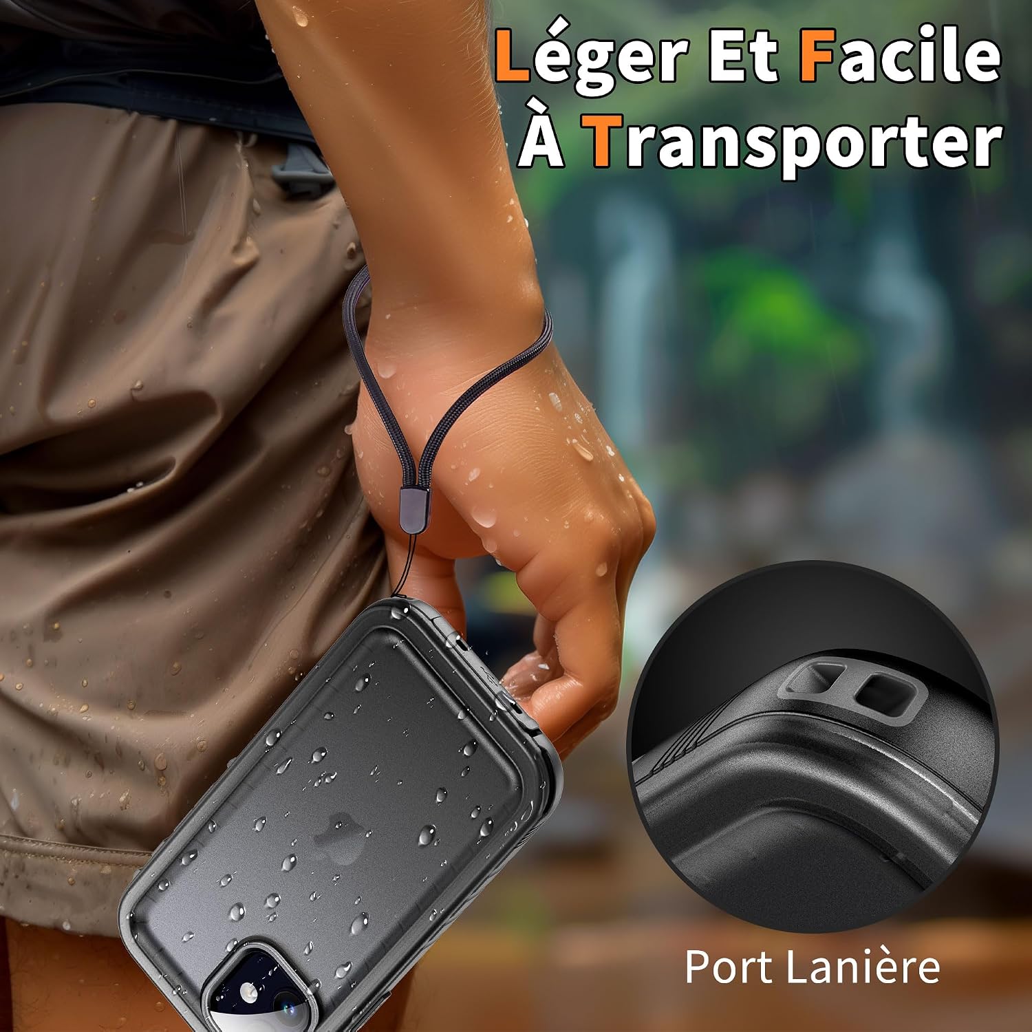 Thumbnail 6 de Cozycase coque étanche antichoc IP68 pour iPhone 12 / 12 Pro (bumper + housse intégrale, protection écran et appareil photo)