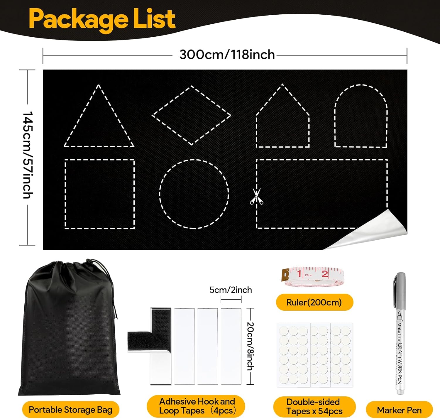 Thumbnail 1 de Vexyra Store Occultant sans Percage 300x145 cm — rideau thermique anti-chaleur 100% blackout