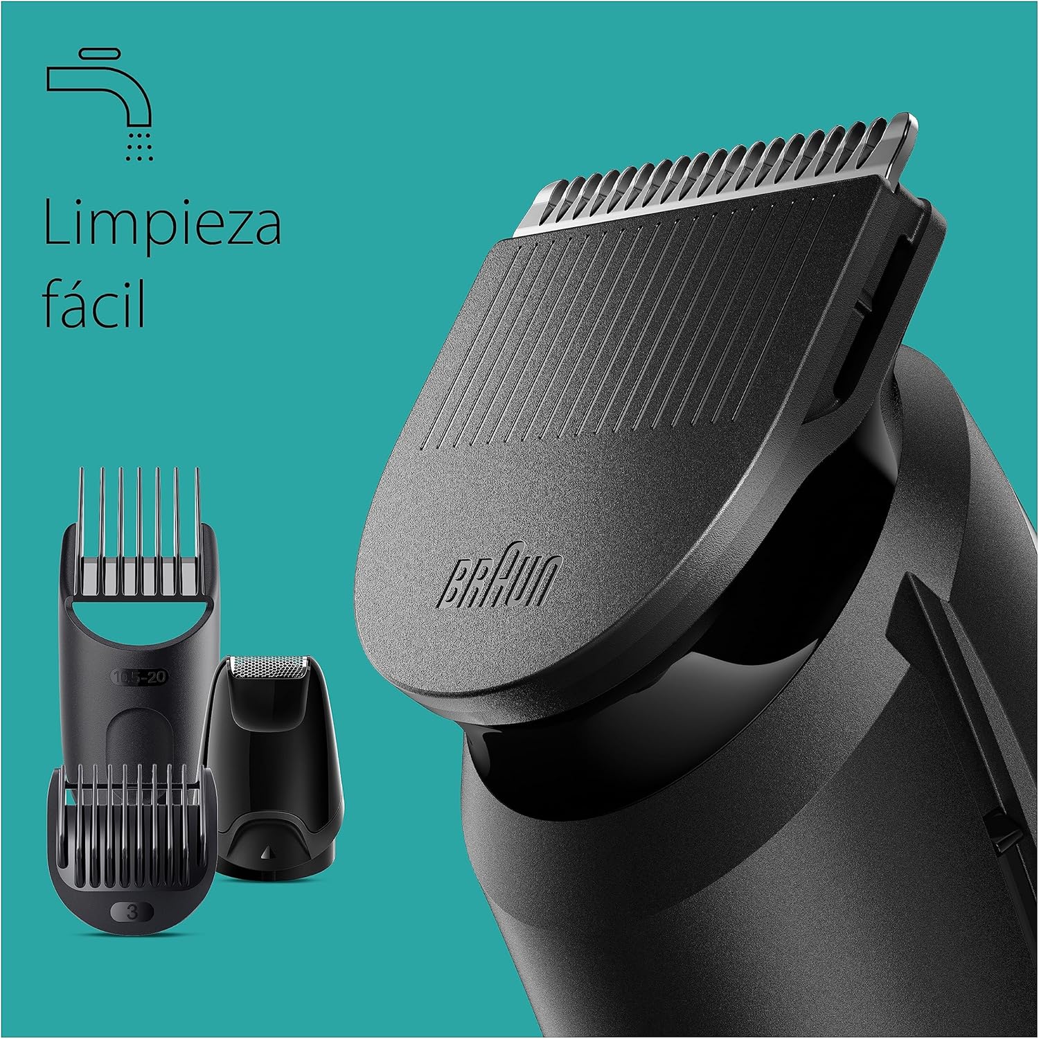Thumbnail 5 de Braun Series 3 MGK3420 Recortadora 6 en 1 Inalámbrica ✂