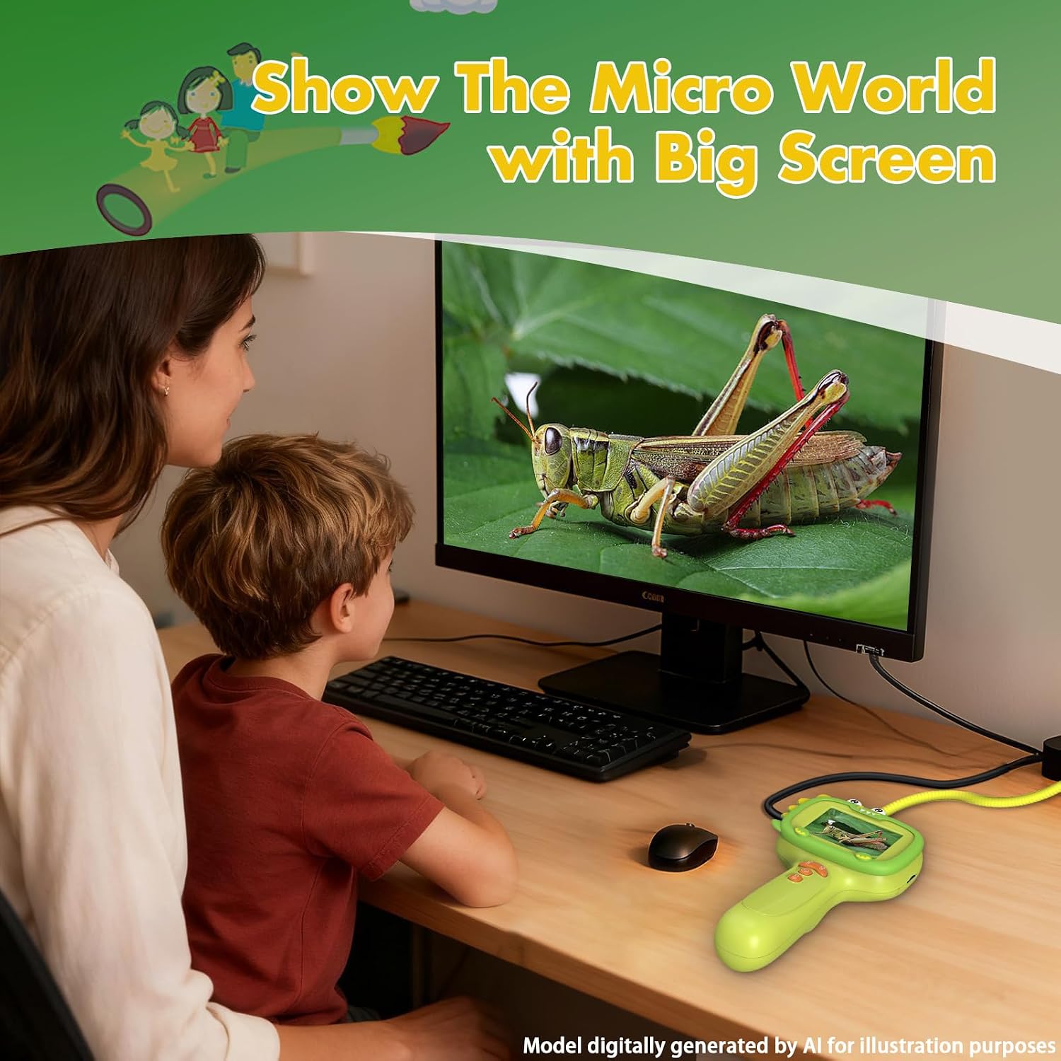 Detalle 2 de Kids Borescope Camera with 2.4-Inch Screen