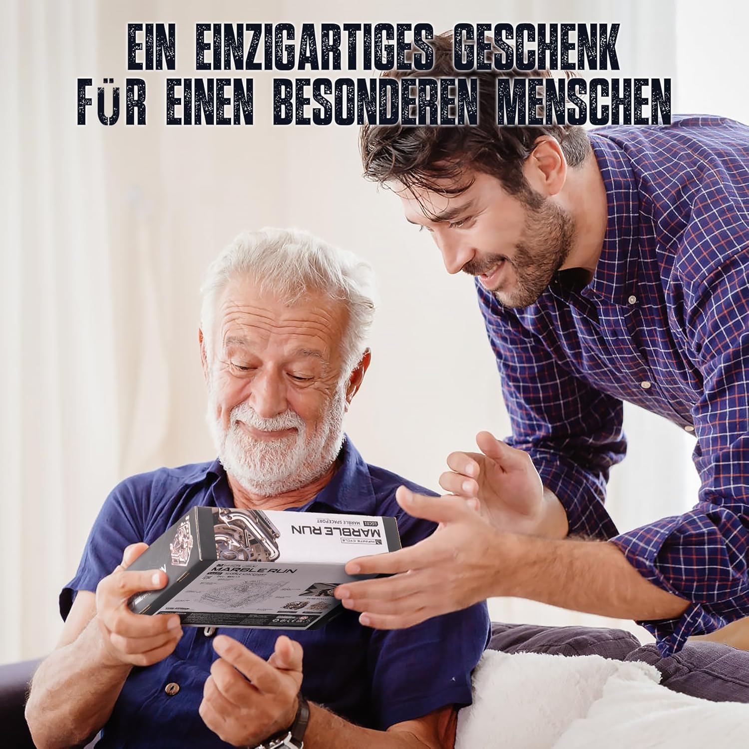 Thumbnail 4 de ROBOTIME Murmelbahn Murmel-Weltraumhafen LGC01 – 3D Holzpuzzle mit Handkurbel und Elektromotor