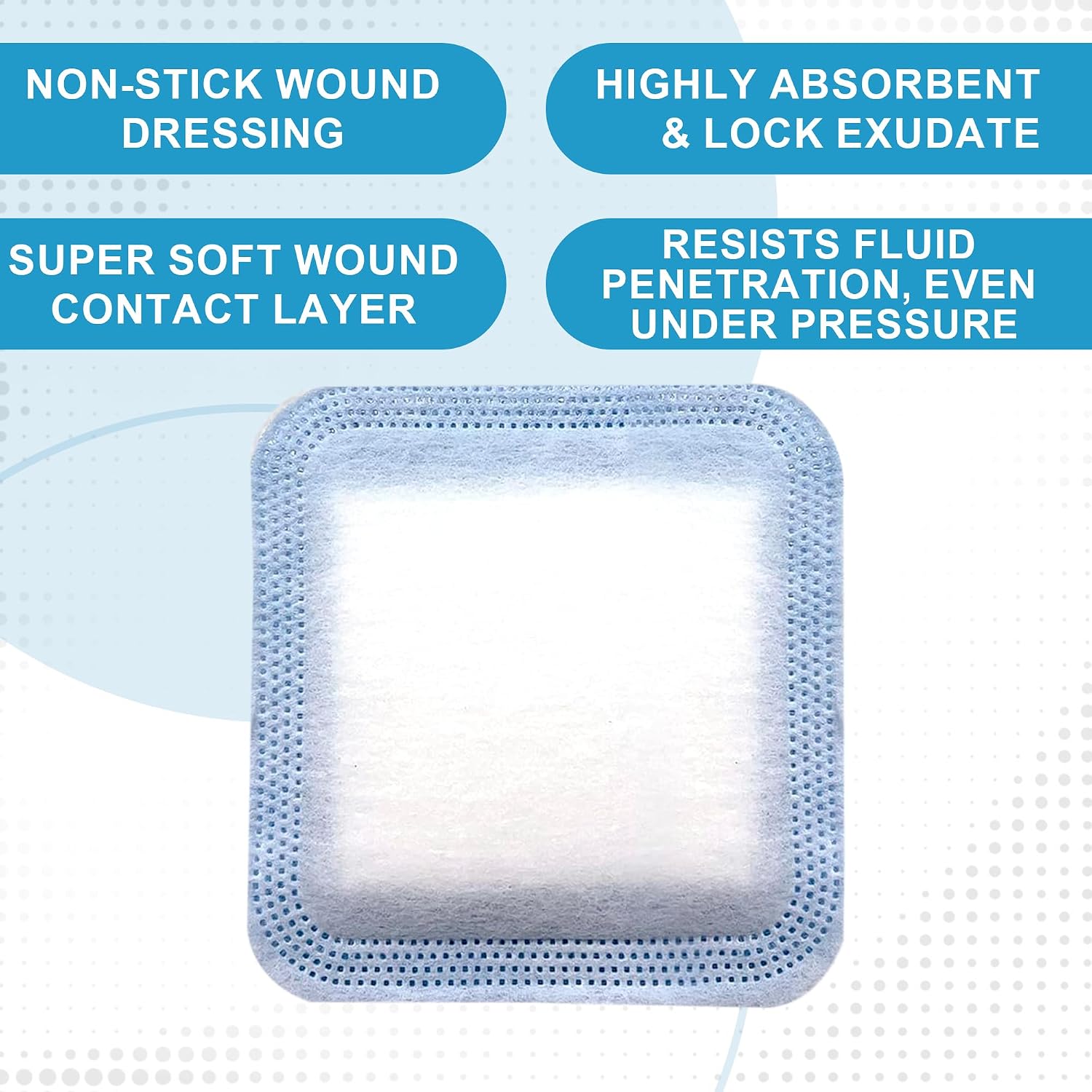 Detalle de MedVance Wound Dressing Pads, 4 x 4 inches