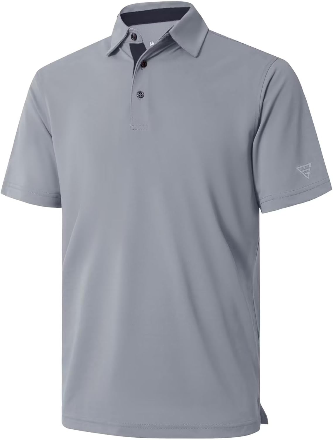 Detalle de Men’s Golf Polo Shirt Short & Long Sleeve Moisture Wicking Dry Fit Performance Pique (UPF30+) Solid Casual