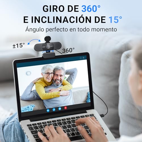 Thumbnail 5 de EMEET C960 AF Cámara Web 1080P ✨ con Micrófono y Cubierta