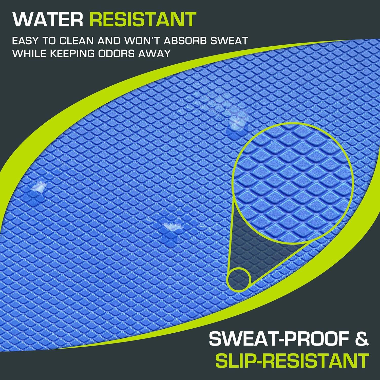 Thumbnail 4 de ProsourceFit Übung Balance Pad mit rutschfestem Schaumstoff & Knieschonern für Fitness, Yoga und Physiotherapie