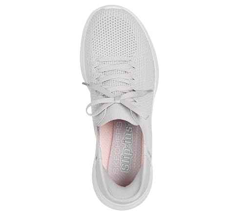 Thumbnail 1 de Skechers Mujer Ultra Flex 3.0 Elevated Motion Slip-In – Light Gray Knit/Trim