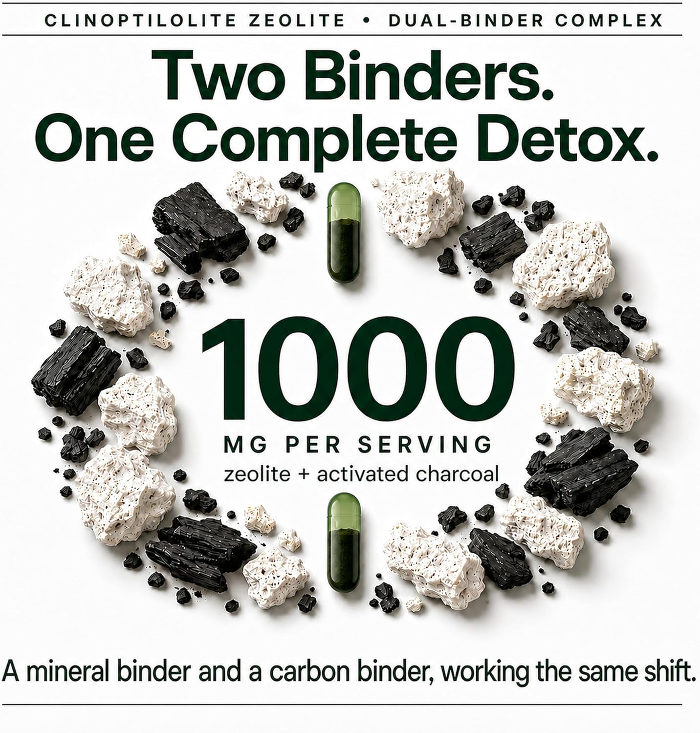 Thumbnail 3 de Zeolite Detox Binder Supplement 60-Count