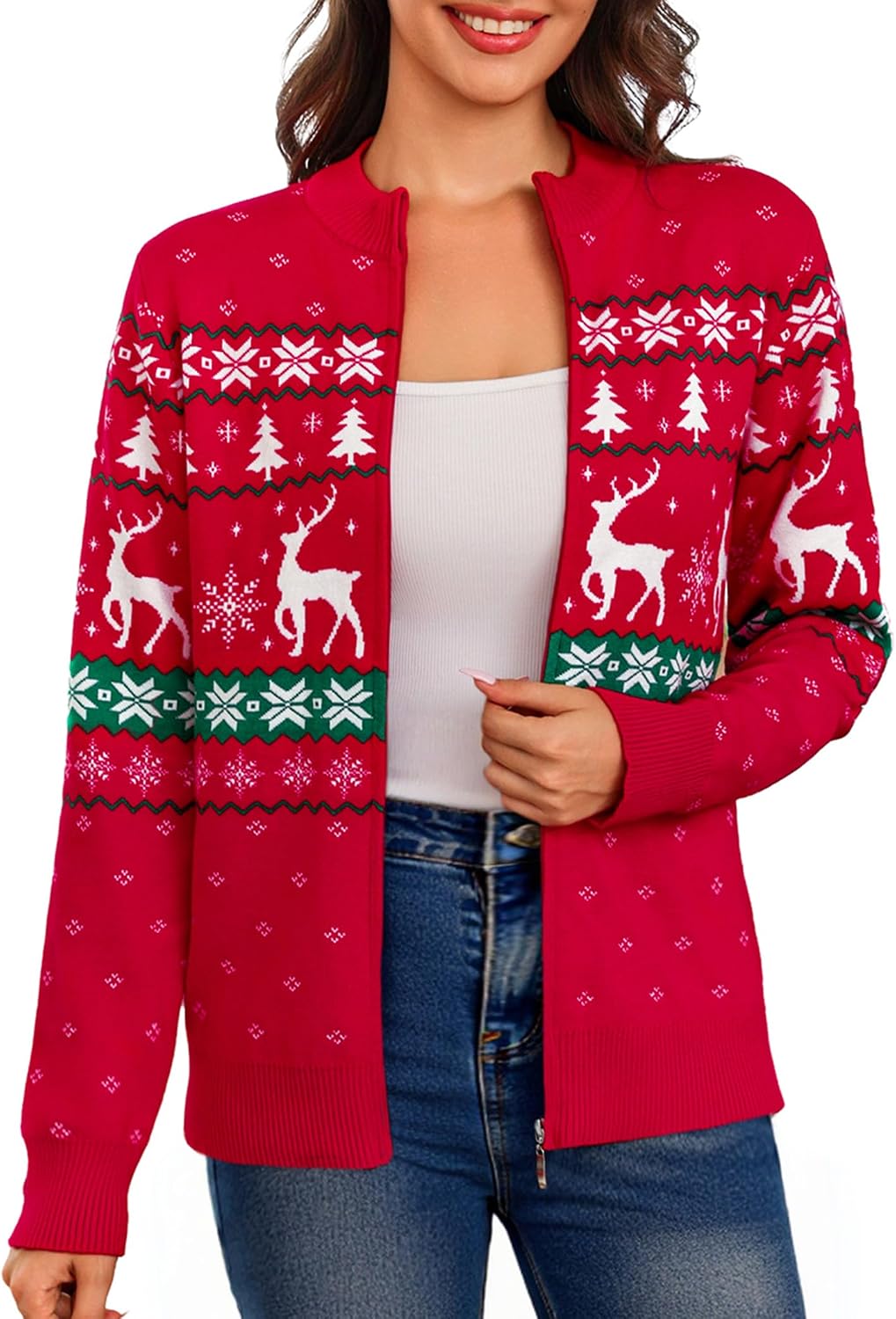 Thumbnail 6 de Aottori Strickjacke Damen Kurz S–2XL