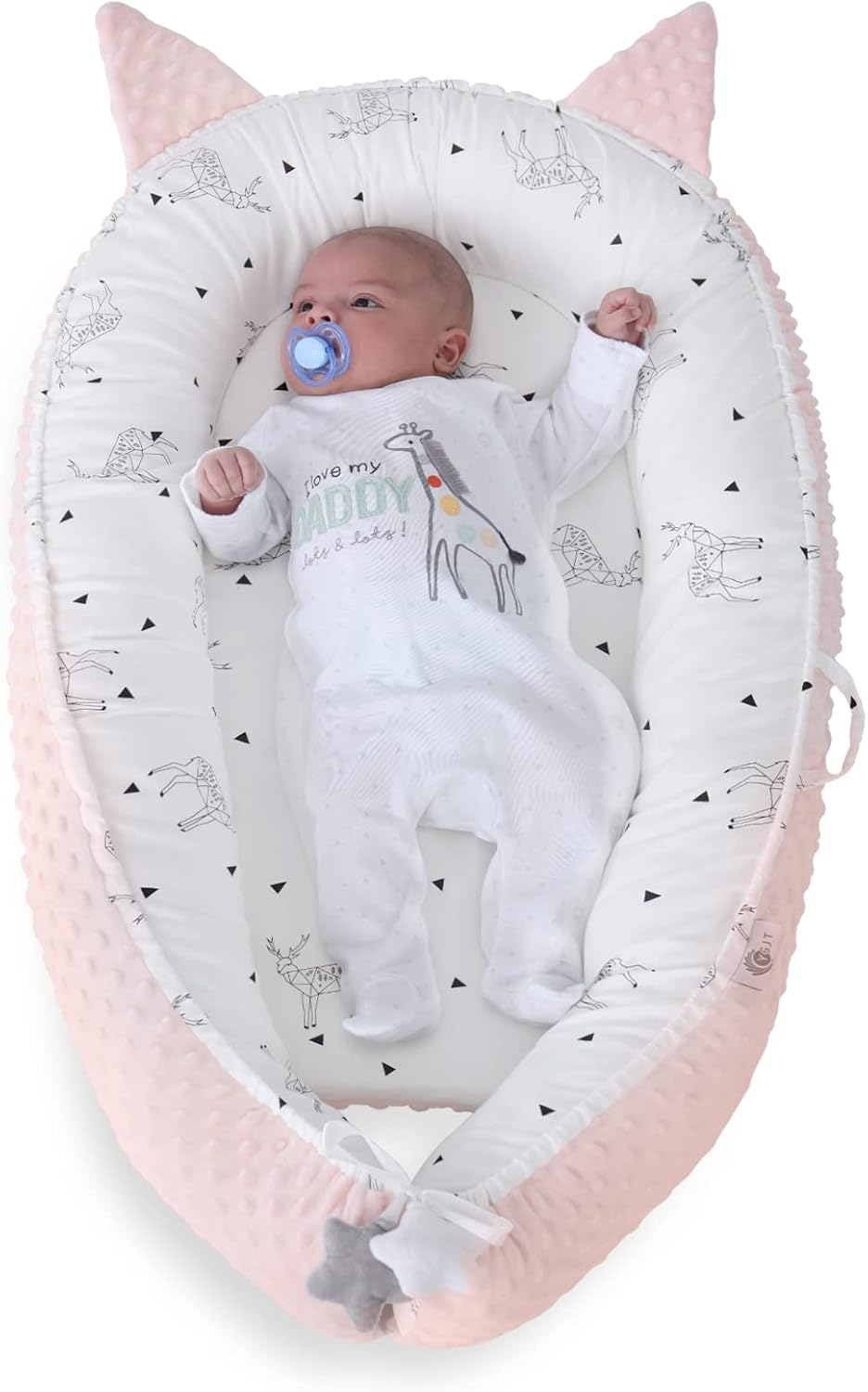 YGJT Baby Nest Pod for Baby 0-12 months Breathable Cotton Cover