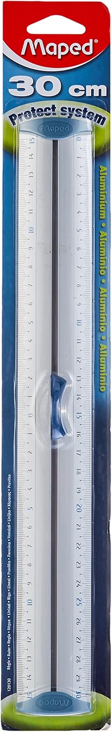 Thumbnail 2 de Maped Righello 30 Cm Triplo Decimetro Alluminio: precisione leggera per la scuola