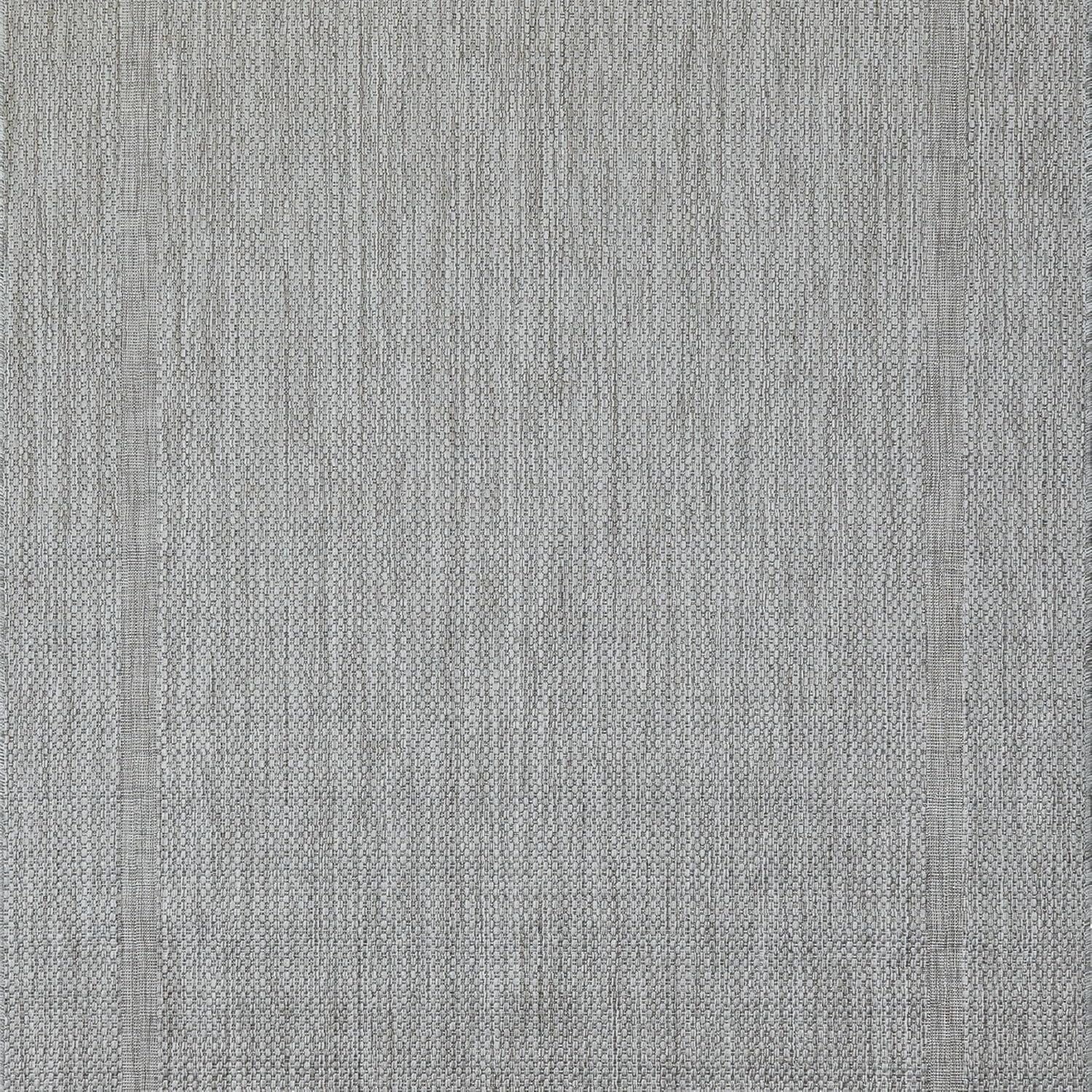 Thumbnail 6 de Outdoor Teppich Wetterfest Silber, 280 × 370 cm – Flachgewebe Sisal-Look für Terrasse, Balkon oder Küche