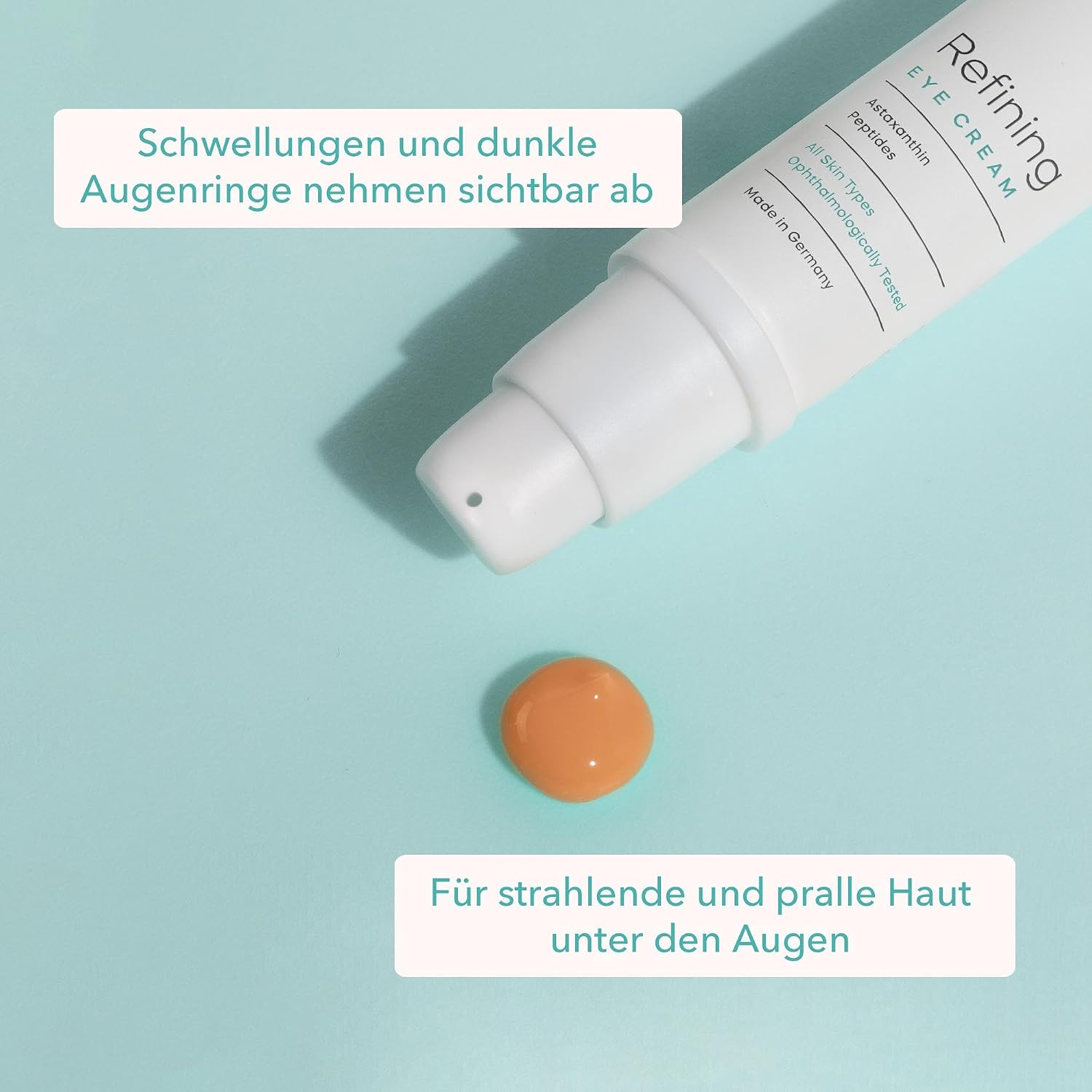 Detalle 2 de colibri skincare Refining Eye Cream 20ml Augencreme gegen Falten und Augenringe