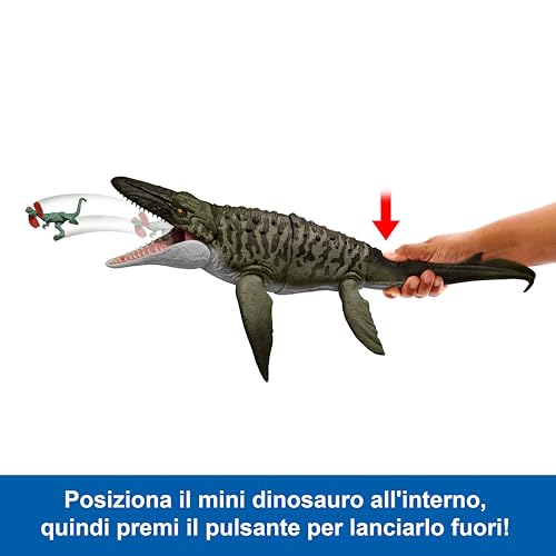 Detalle 2 de Mattel Jurassic World Mosasauro Morso Letale JJP80