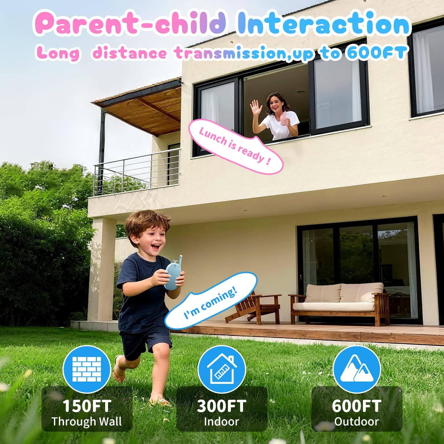Detalle 2 de Video Walkie Talkies for Kids, 2-Pack