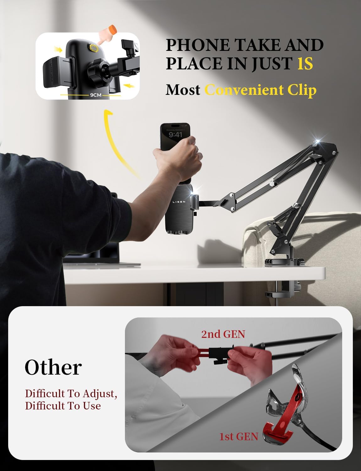 Thumbnail 2 de LISEN Gooseneck Phone Holder 3rd gen