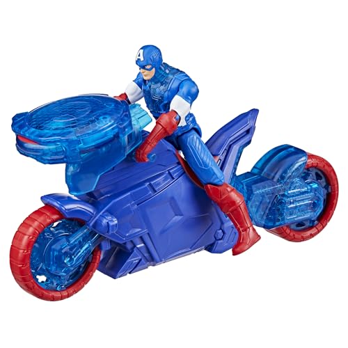 Detalle 2 de Marvel Avengers Epic World of Action Moto lanzaescudos del Capitán América
