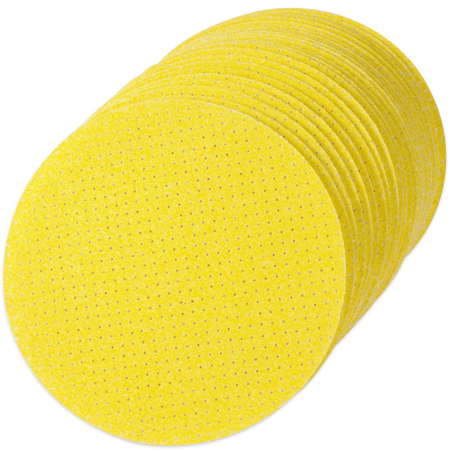 Detalle de Selead Klett-Schleifpads Set für Trockenbauschleifer (Ø 225 mm), 25 Stück Korn 60/80/120/180/220