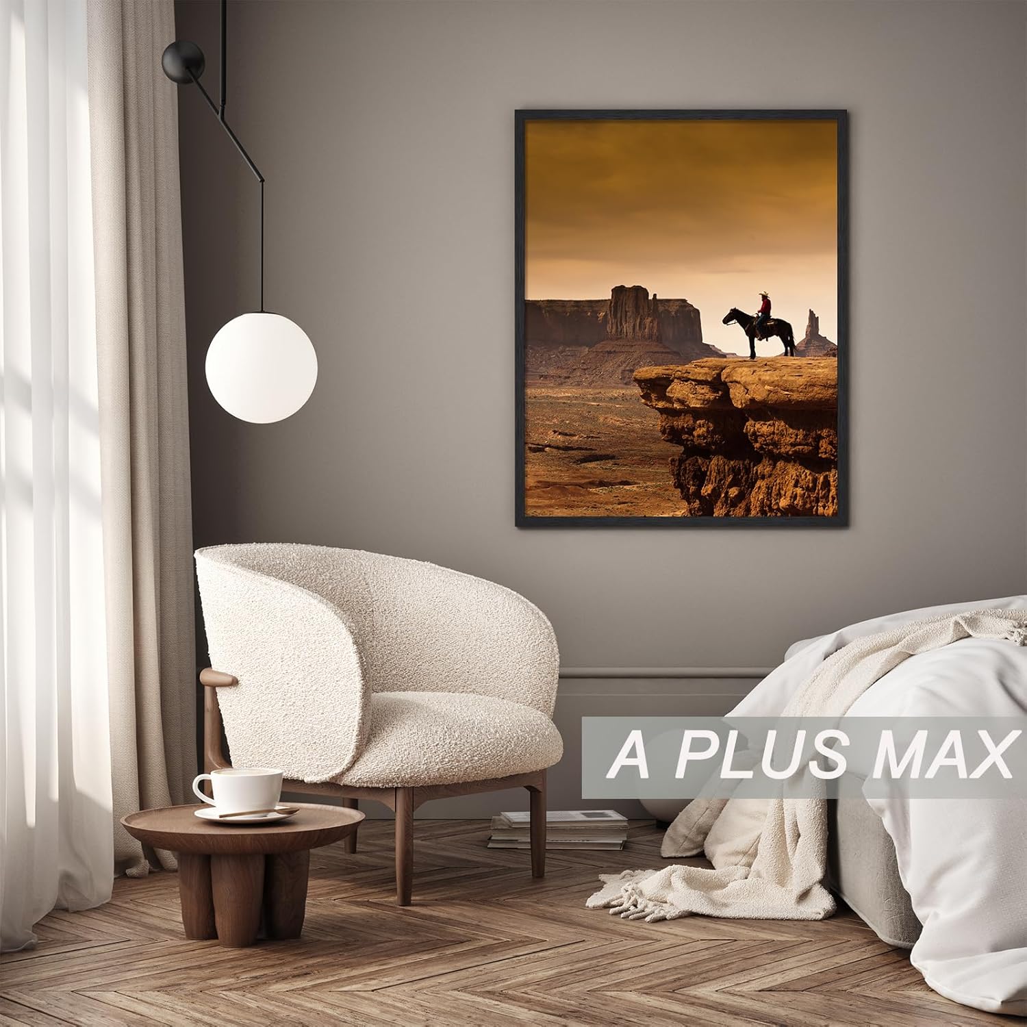 Thumbnail 6 de A PLUS MAX 13x18 Picture Frame Set of 3 in Black Engineered Wood