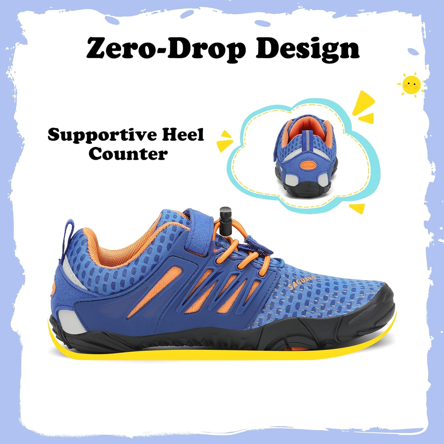 Thumbnail 2 de SAGUARO Barfußschuhe Kinder Outdoor – Flexible, atmungsaktive Barfußschuhe für Jungen & Mädchen, Gr.24-36