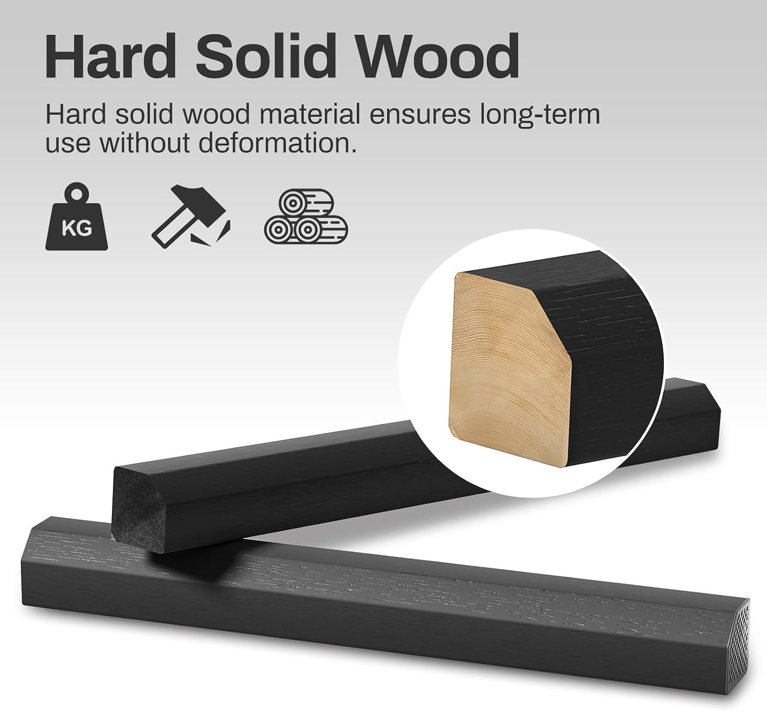 Thumbnail 6 de AODSK GQY-BLK-SBN1 Wooden Duet Piano Bench, Black, Padded Seat and Storage