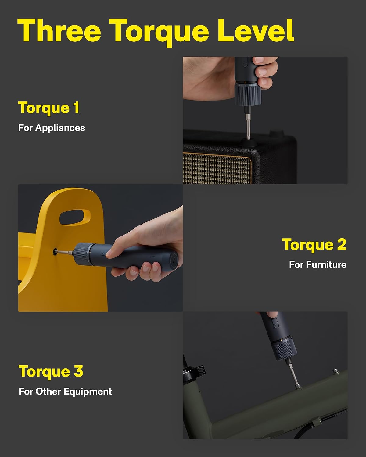 Detalle 2 de HOTO Electric Screwdriver Kit 25-piece