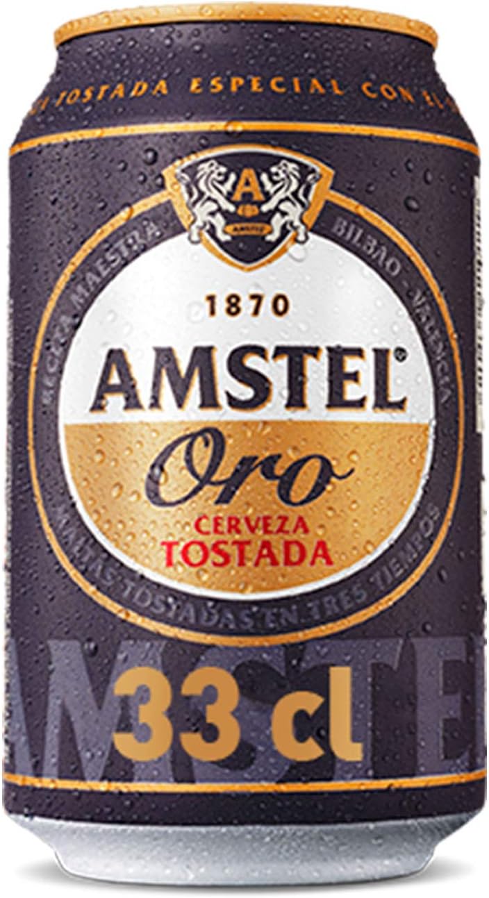 Thumbnail 2 de Amstel Oro Cerveza Tostada en Pack 24x33cl 🍺