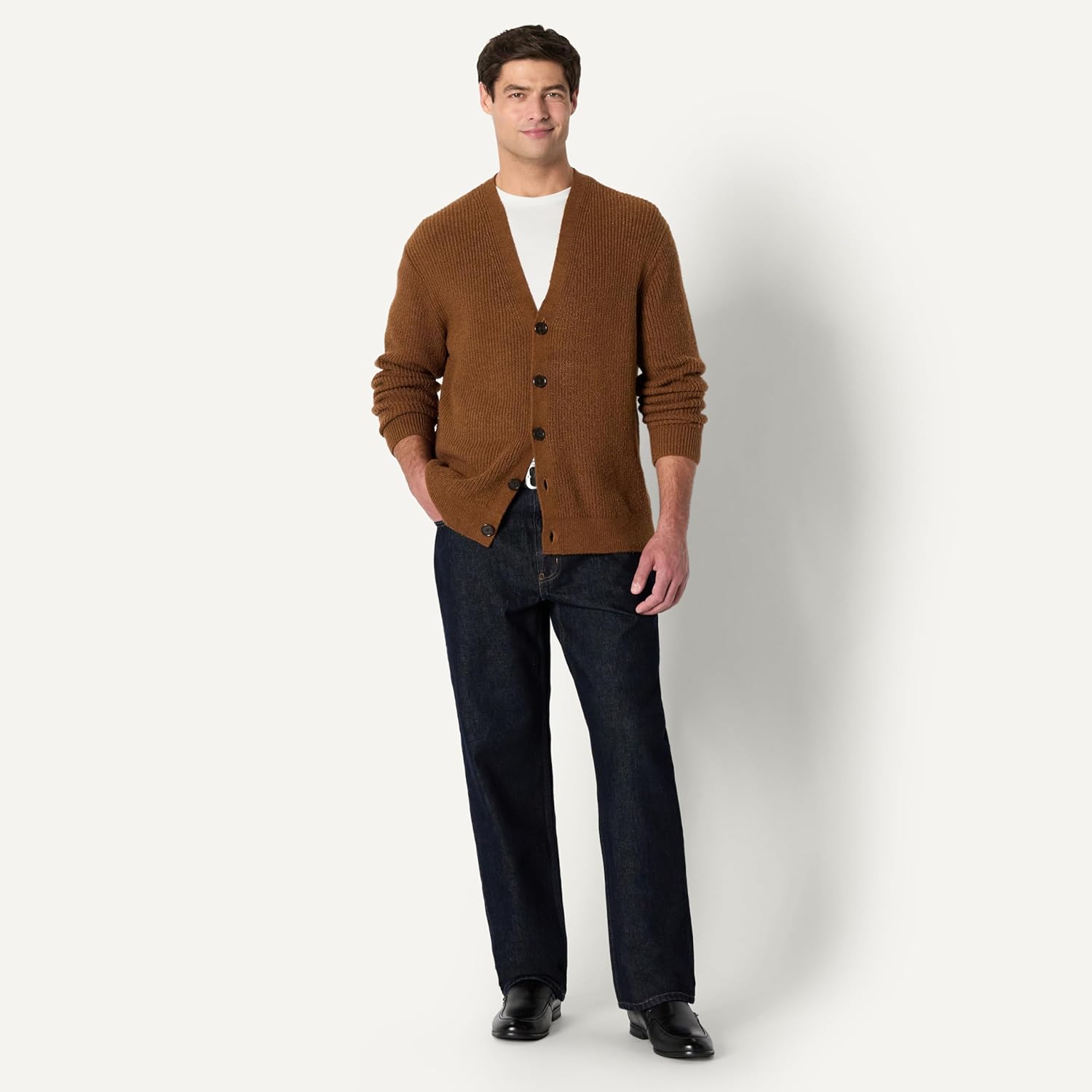 Thumbnail 2 de Amazon Essentials Men’s Relaxed-Fit Cotton Blend Cardigan