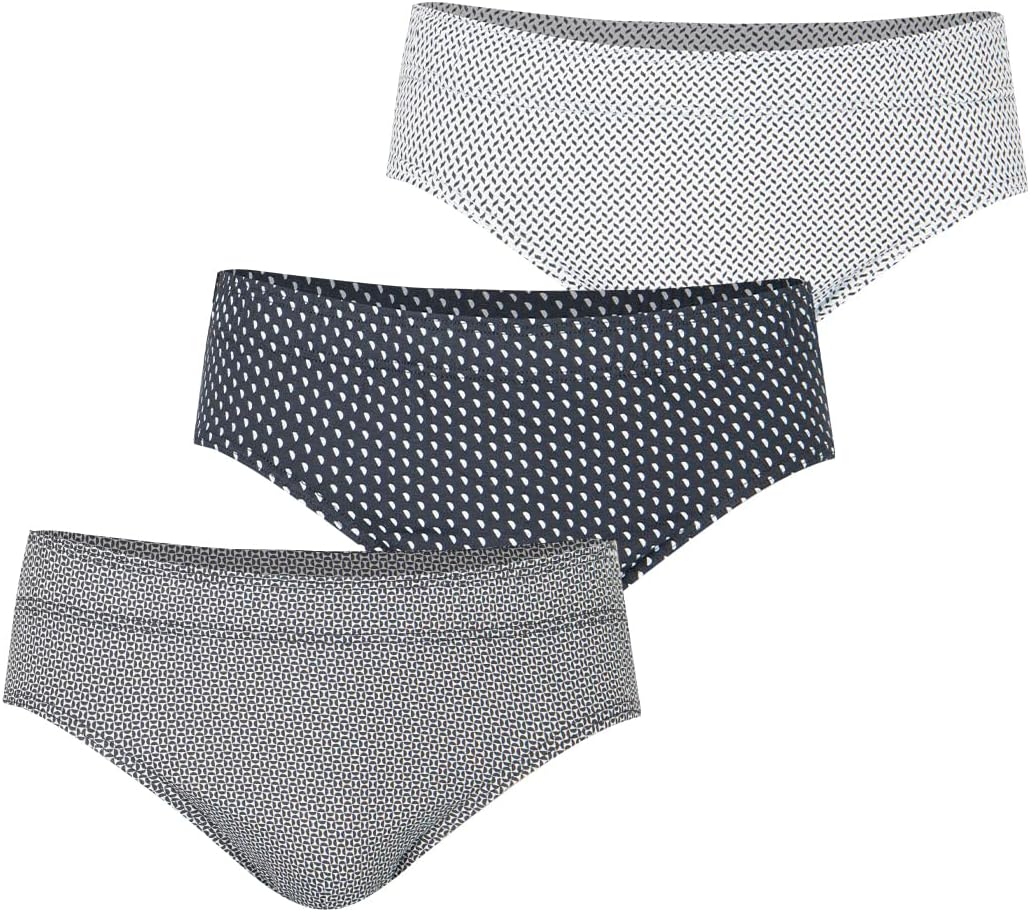 Thumbnail 1 de Eminence lot de 3 slips taille basse homme en jersey 100% coton peigné (motif)