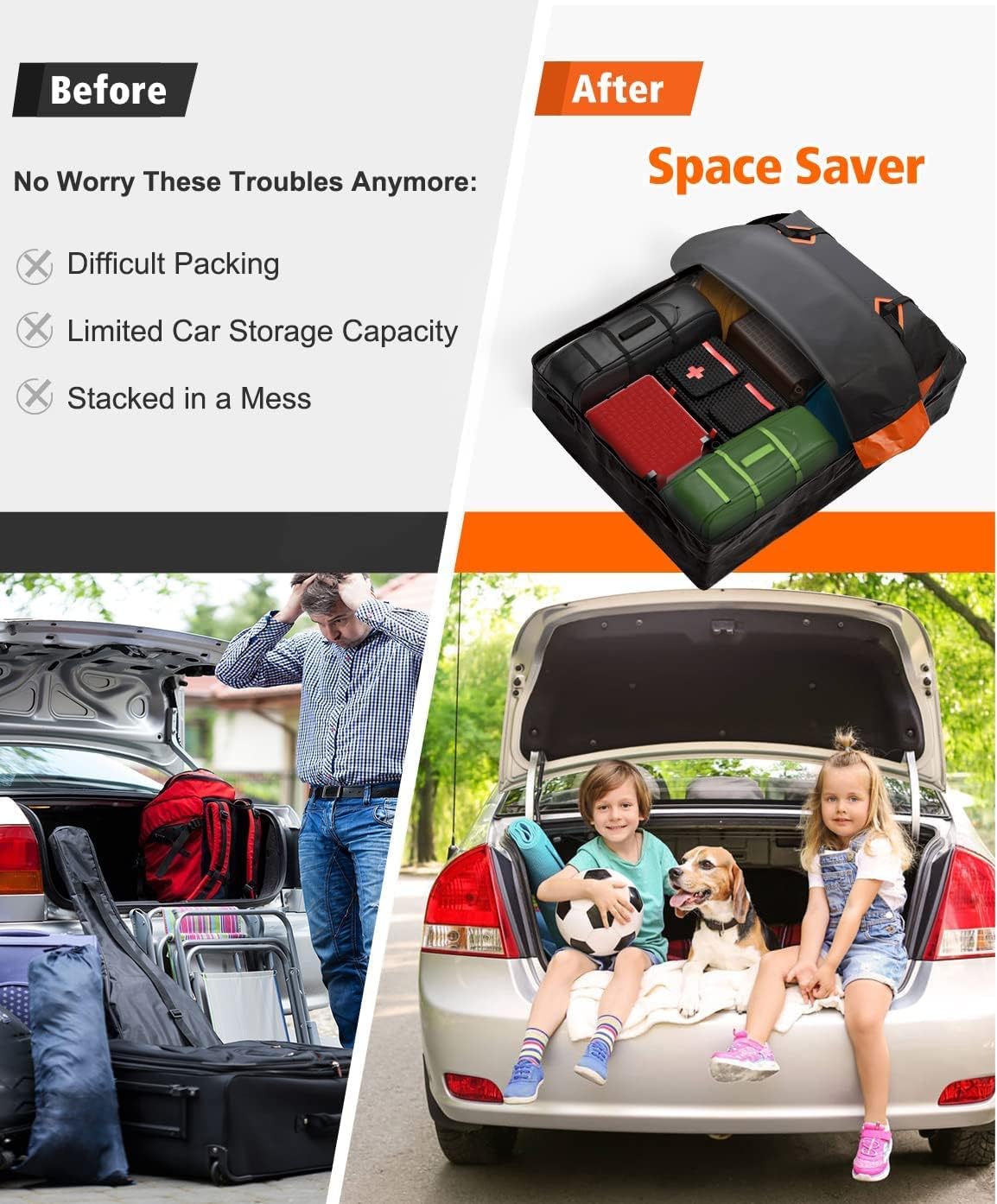 Thumbnail 6 de FIVKLEMNZ 21 Cubic Rooftop Cargo Bag