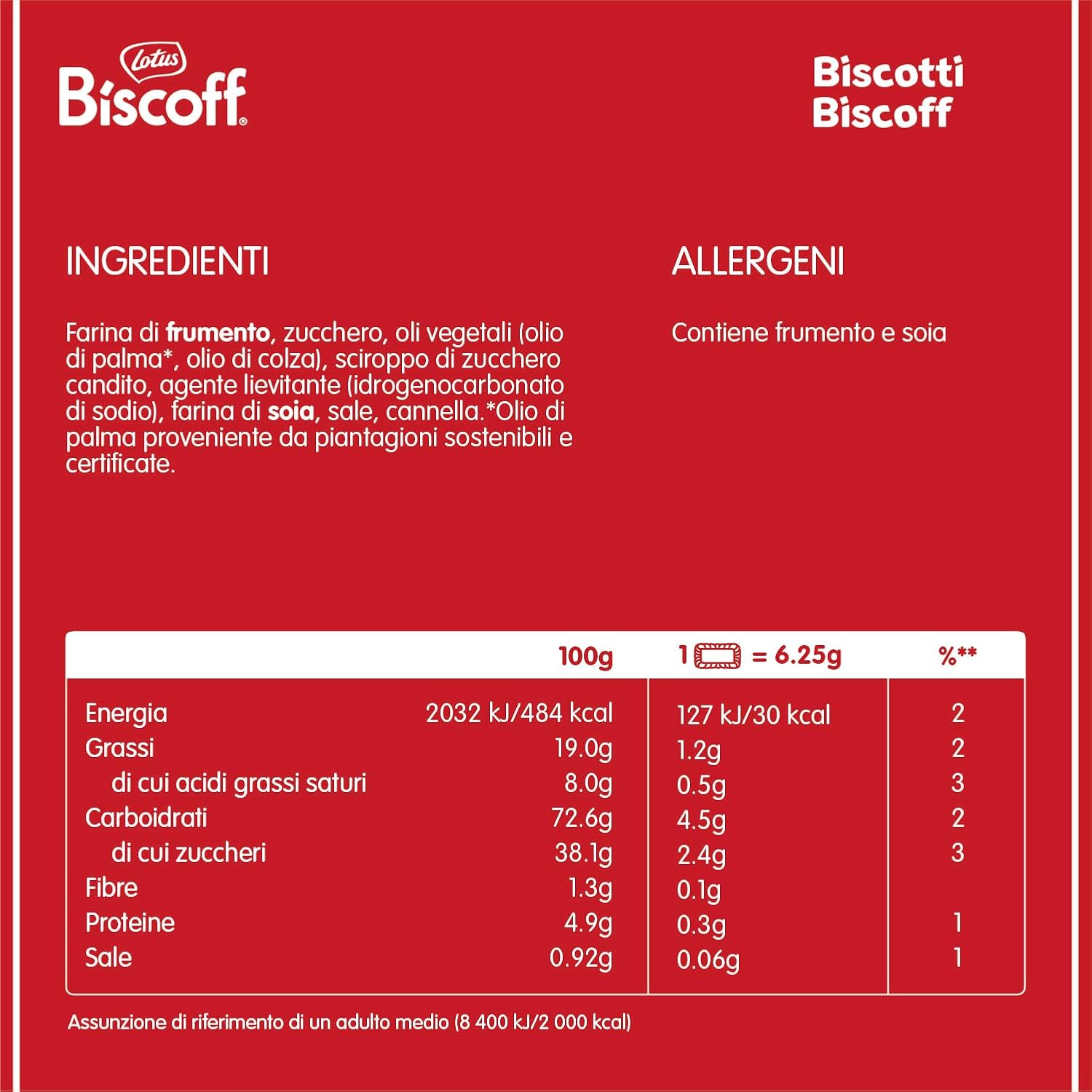 Detalle 2 de Biscoff 300 biscotti confezionati vegani 🍪
