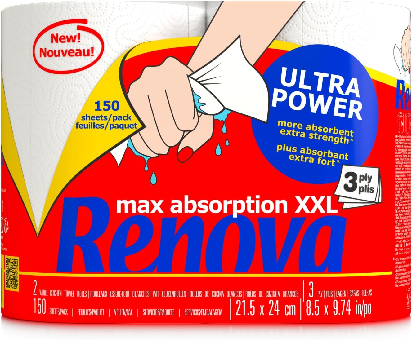Thumbnail 1 de RENOVA UltraPower 24 rouleaux XXL 🧻