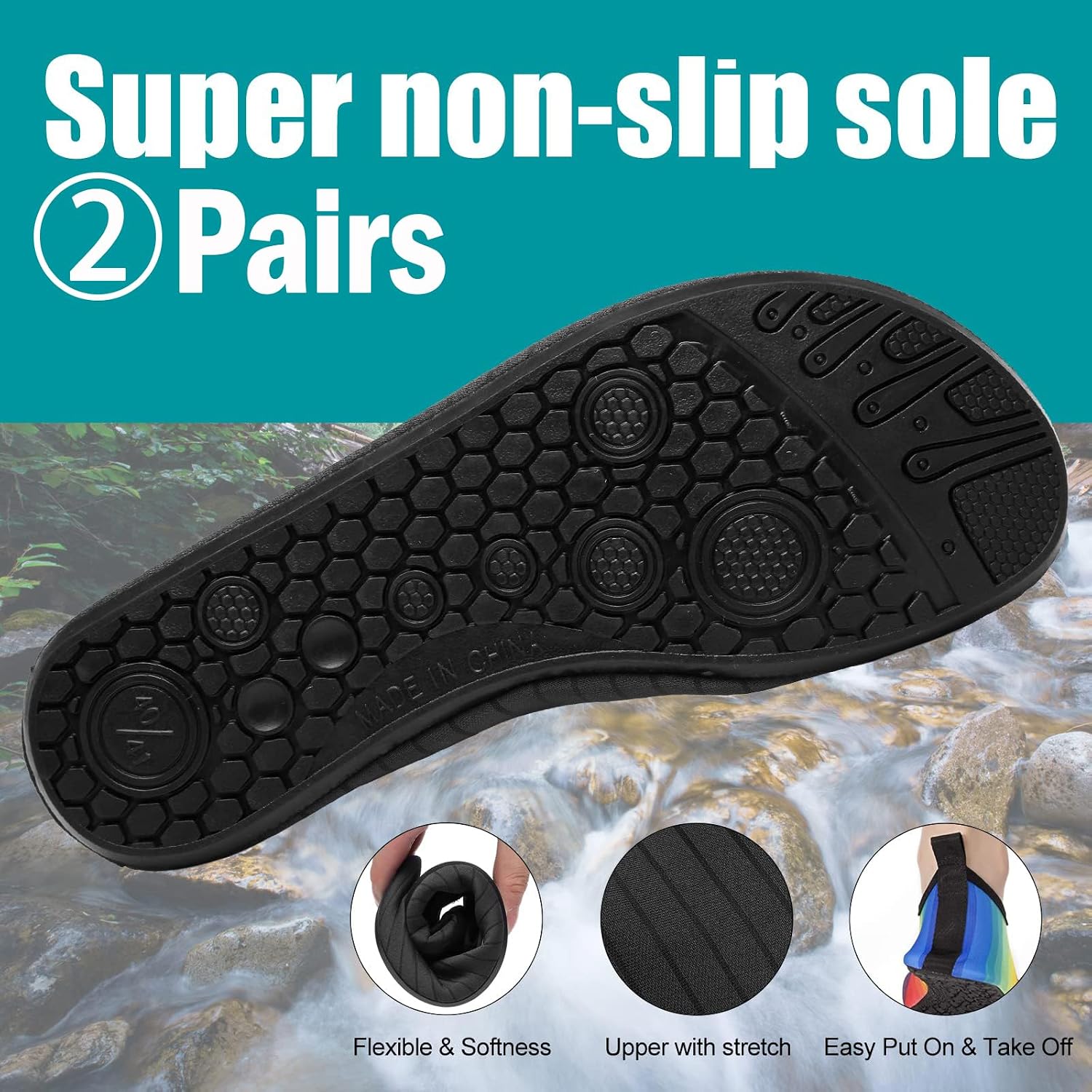 Detalle 2 de Steppli Water Shoes Aqua Shoes