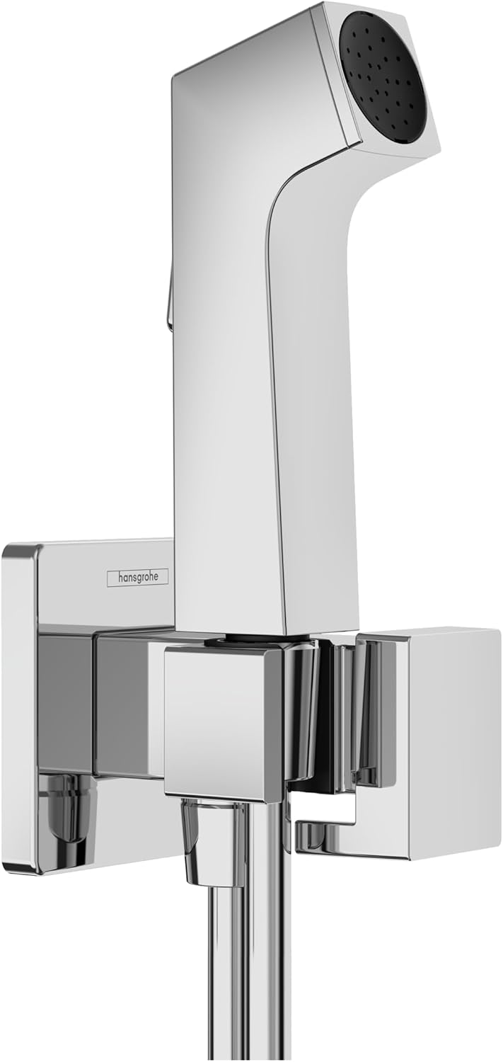Detalle de hansgrohe 29231000 Bidette E – zestaw bidetowy EcoSmart, 1 strumień, wąż 1,25 m
